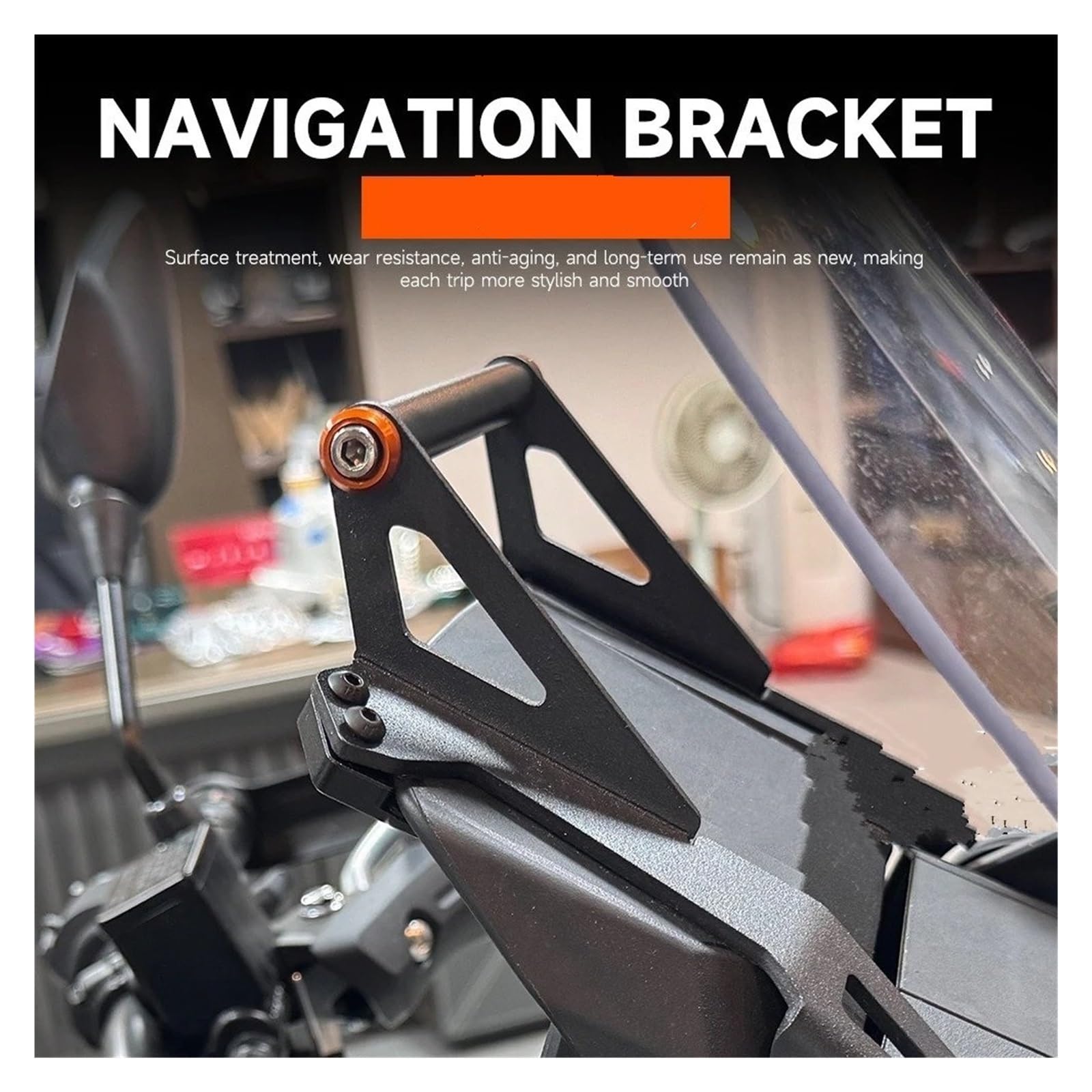 navigazione GPS Staffa Per ADV350 2025 Supporto Di Navigazione Supporto Per Telefono Navigatore Per Moto Supporto Per Navigazione GPS Per ADV350 Per ADV 350 2025-(A set of 12mm)