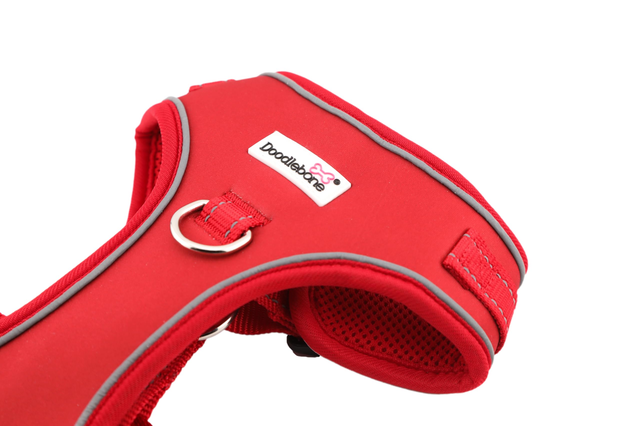 Doodlebone, Adjustable Airmesh Harness, Over Head Dog Harness with Adjustable Neck and Chest, Dual D Rings - Image 4