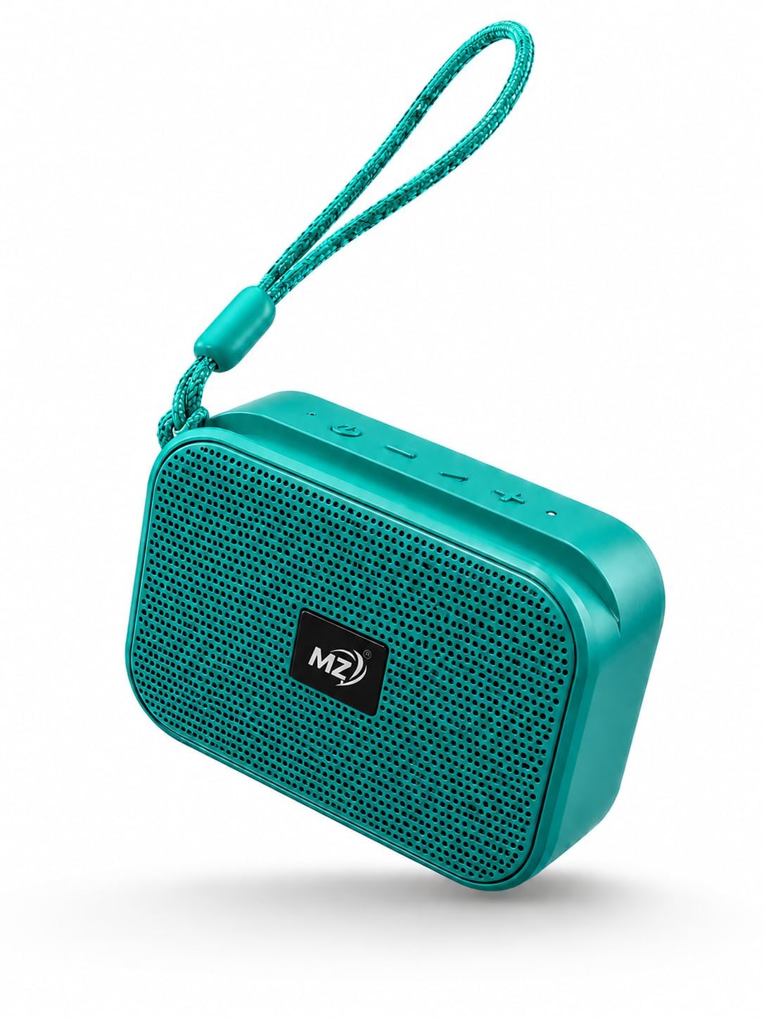 Portable Bluetooth Speaker with Mobile Holder | 5W Loud & Clear Sound | Wireless TWS Pairing | Compact Mini Speaker with Strap | Hands-Free Music Stand for Mobile | Travel Friendly Speaker (Teal)-image-15
