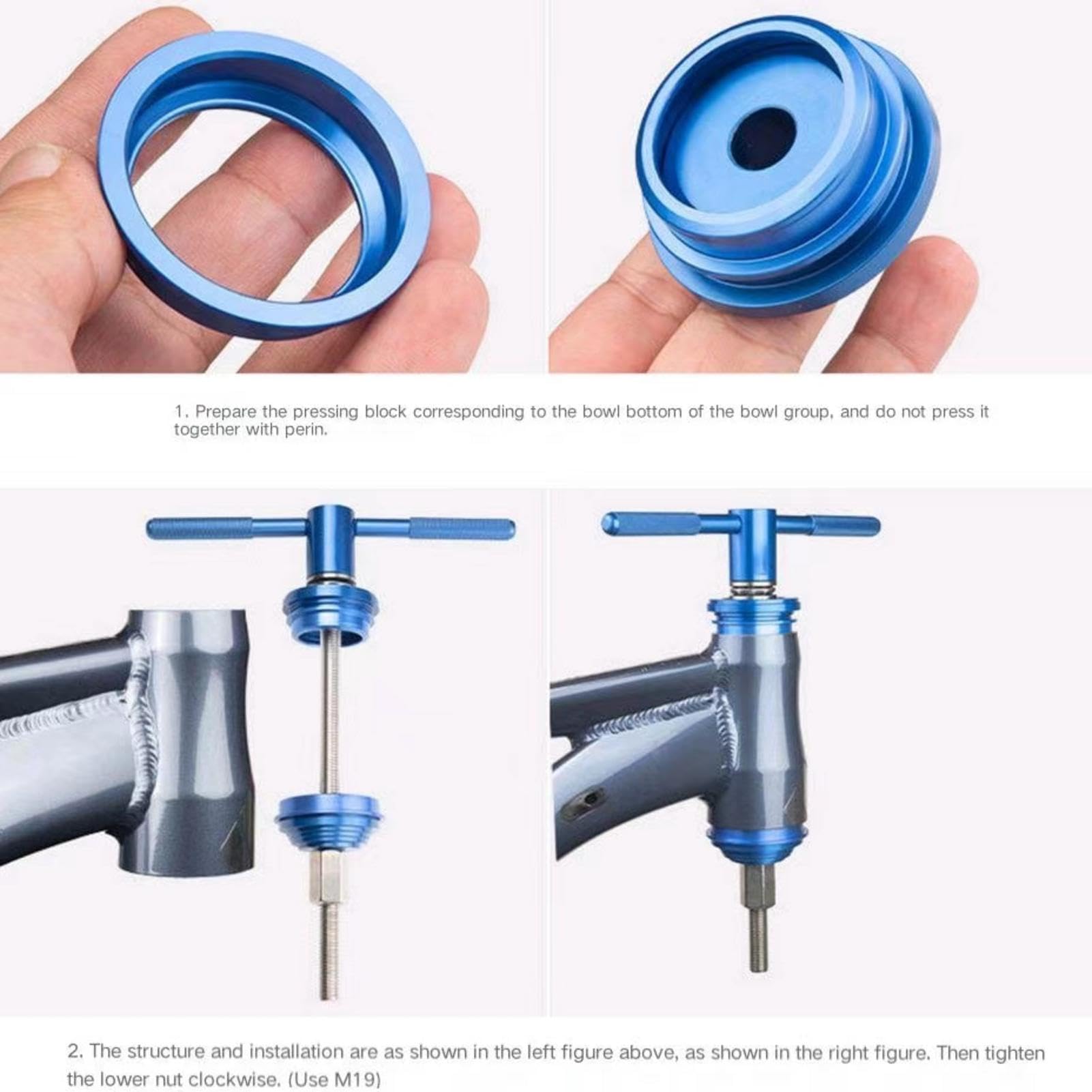 Amazon | 自転車 ヘッドセット 工具- ヘッドセット 圧入ツール
