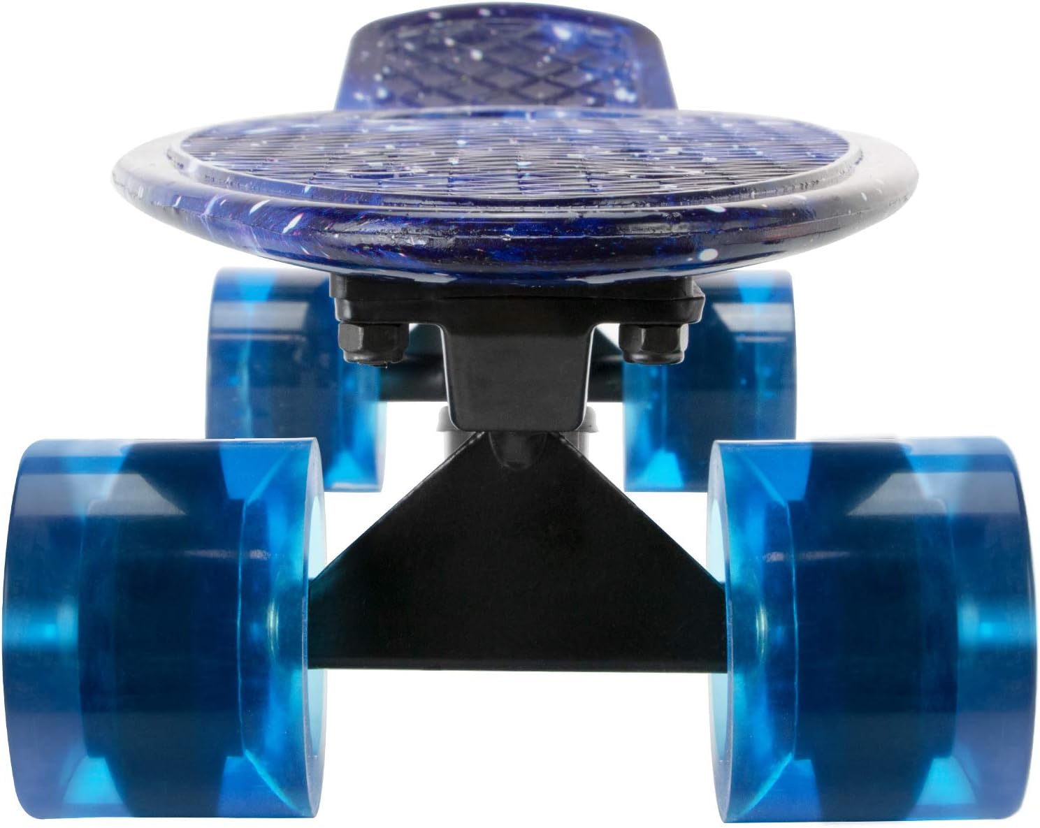 Skateboards Complete 22 Inch Mini Cruiser Retro Skateboard with Flash Wheels for Kids Boys Girls Youths Beginners
