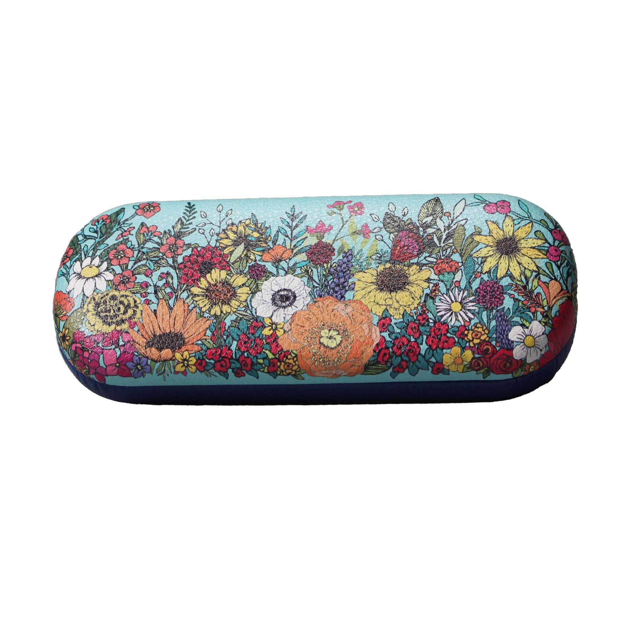 Half Moon Bay Bloom Wildflowers - Natasha Kirby - Multicolor 6.5 x 2.7 Inch Polyurethane Eyeglass Protective Hard Case, Multicolor, 6.5 x 2.7 Inch
