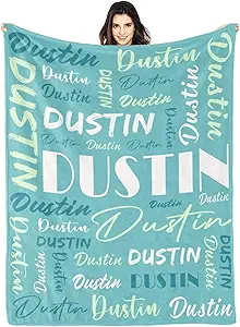 Personalized Blankets for Kids with Names Customized Blankets with Name for Adult Custom Blanket Gift for Birthday Christmas Valentines Day Gift