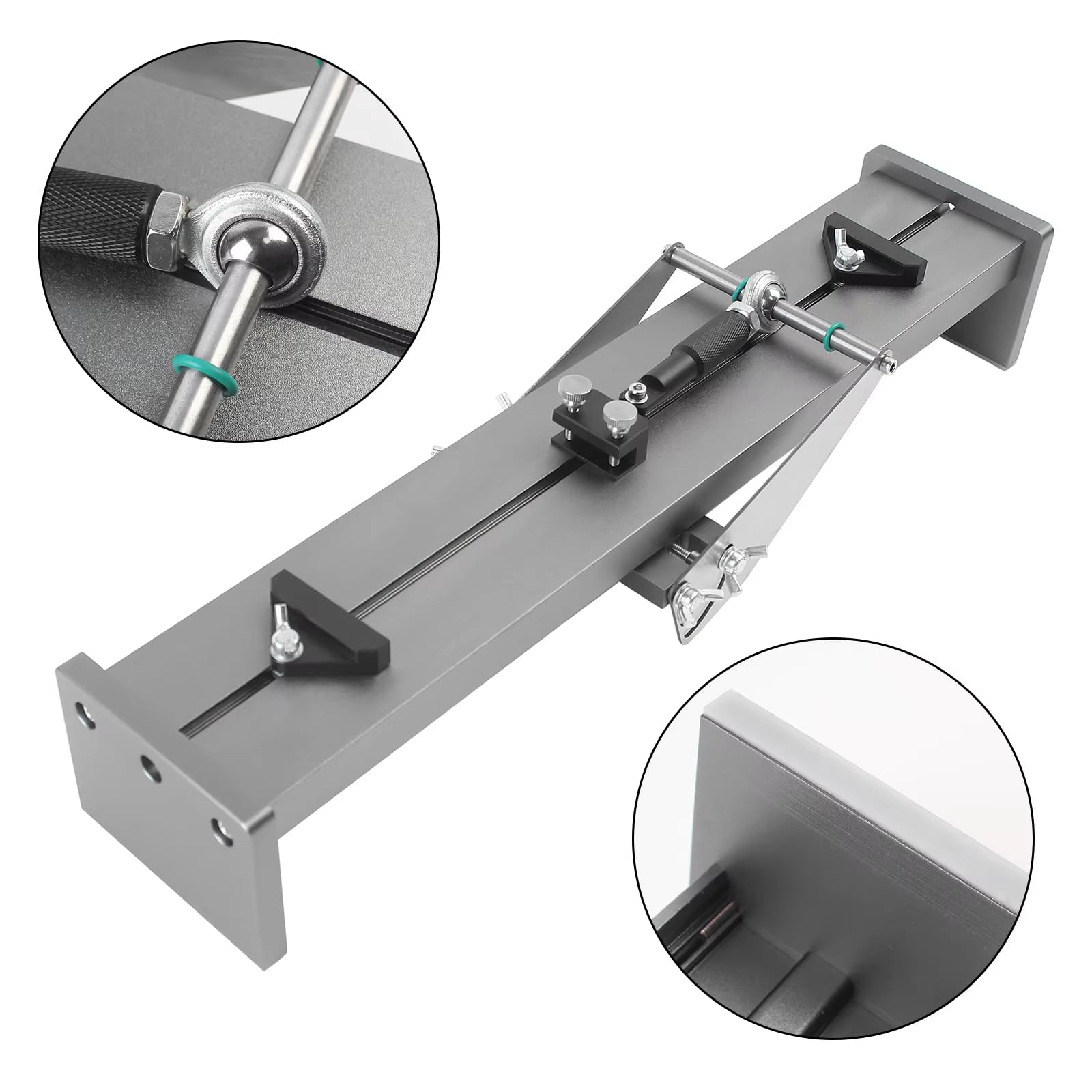 Aluminiowa rama do ostrzenia noży | Profesjonalna ostrzałka kątowa do nożyczek, strugarki, ręcznej szlifierki do osełek(420MM)