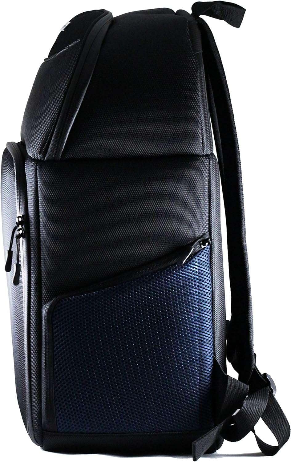 Navitech Portable Rugged Black & Blue Backpack/Rucksack Carry Case Compatible with The Apple Mac Pro MD878B/A Desktop PC