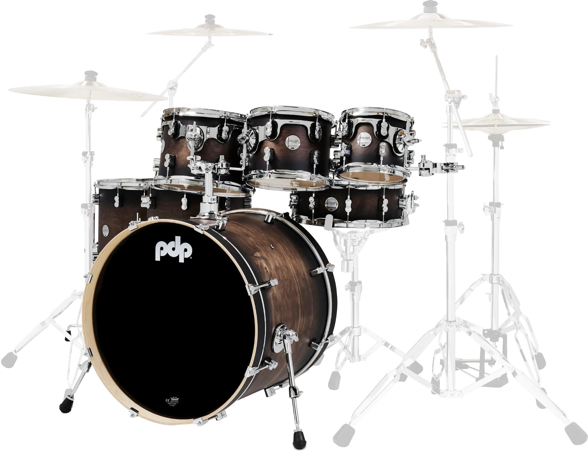 Amazon.com: Pdp Concept Series 7Piece Maple Shell Pack W/ 22