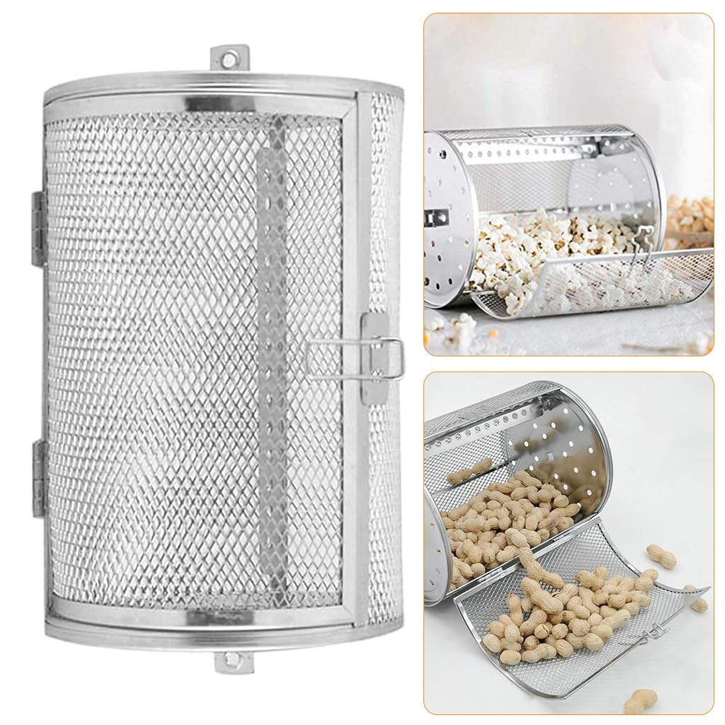 Supvox Air Fryer Rotisserie Basket 12x18cm Stainless Steel Lock Clasp — Amazon image 5