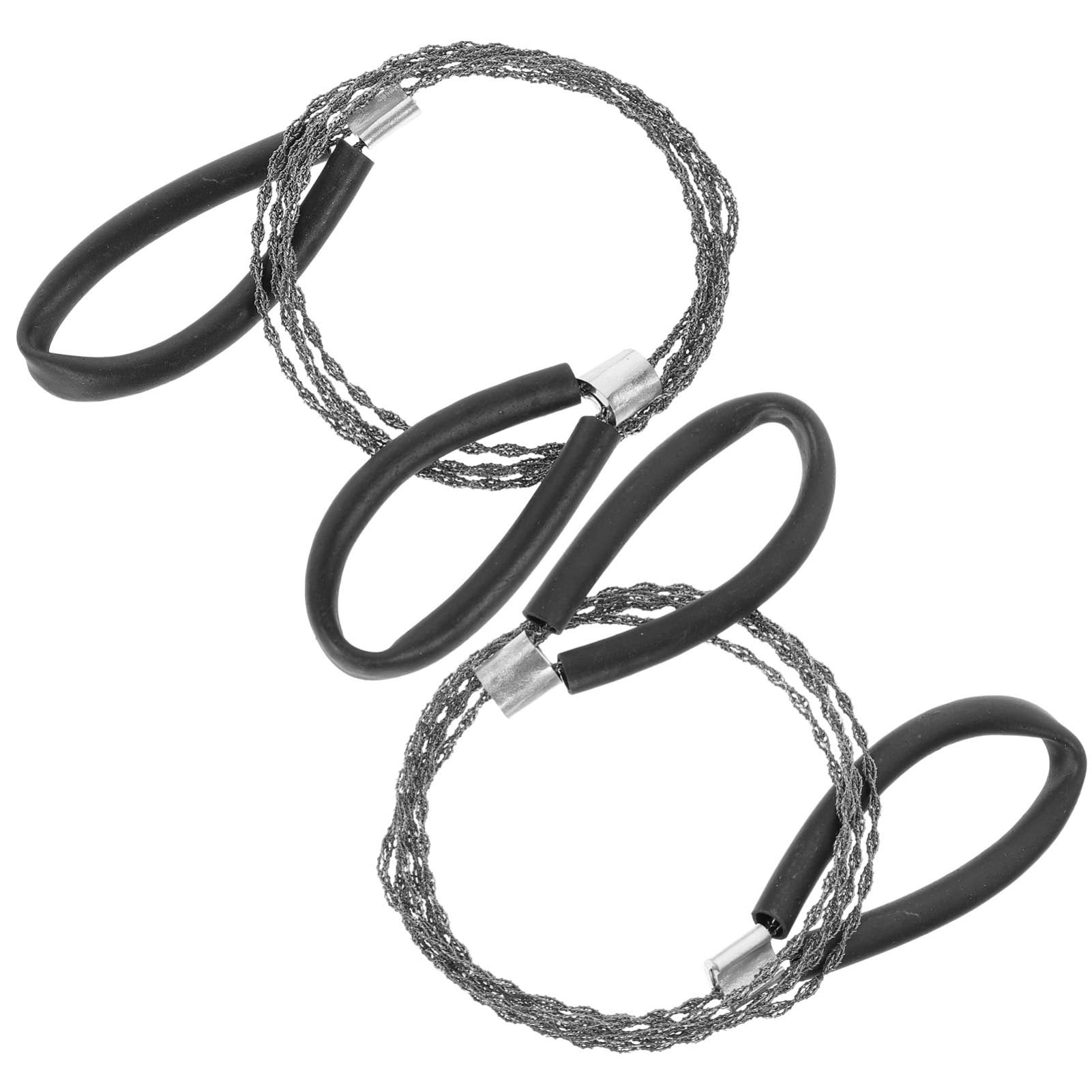 Toddmomy Crafted Emergency Wire Saw 2pcs Compact Camping Saws for Tree Cutting Outdoor Use