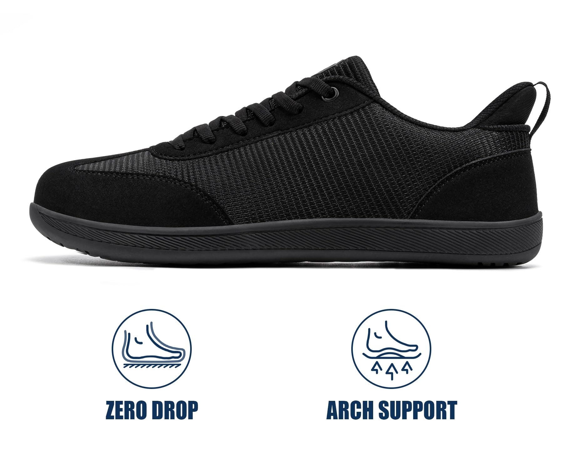 LARNMERN Scarpe antinfortunistiche da uomo con puntale in acciaio, traspiranti, sportive, antiscivolo, comode, leggere