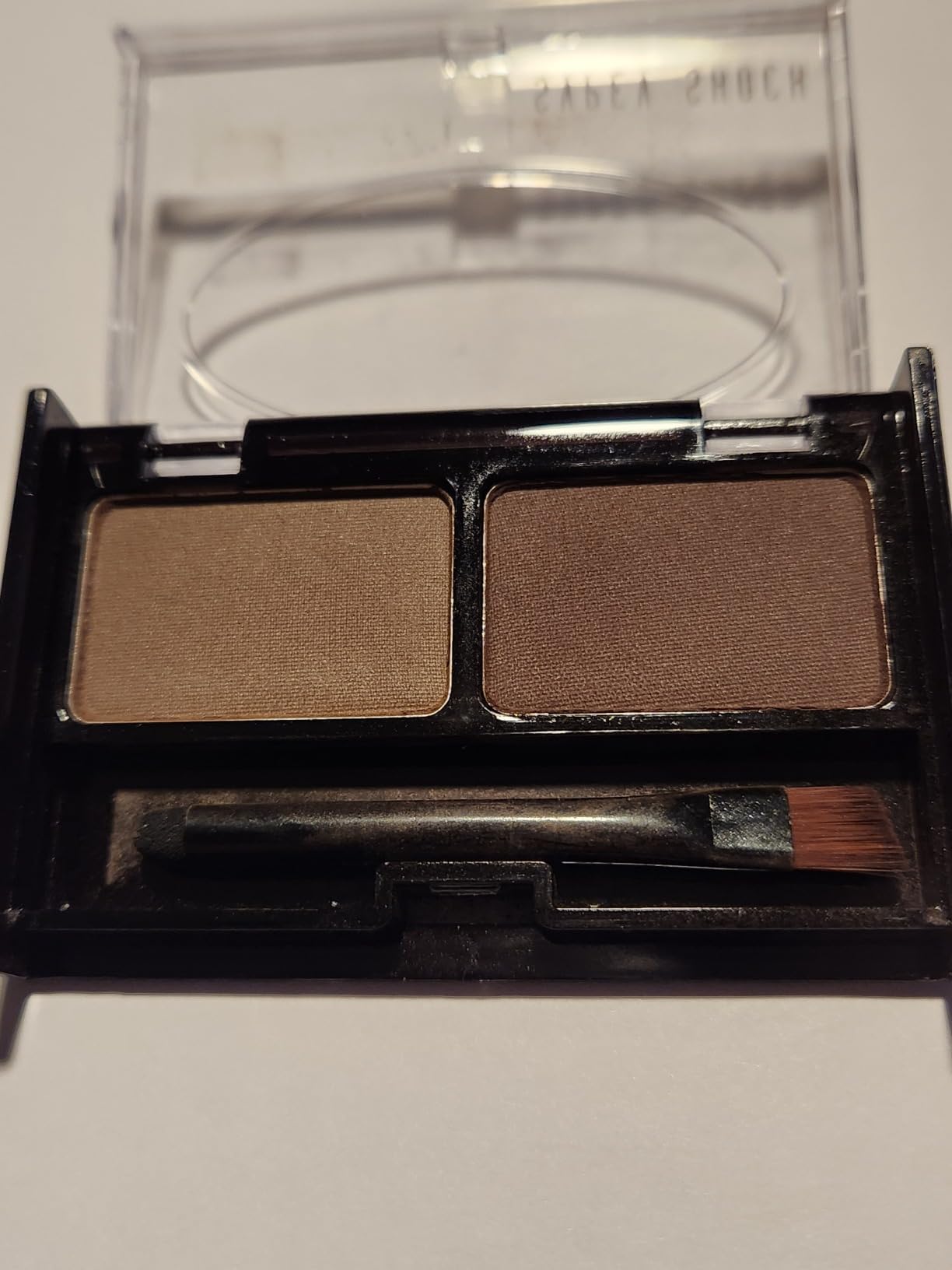 CAKAILA Eyebrow Powder Medium Brown Light Gray Kit,Eye Brow Powder for Women with Double-ended Eyebrow Brush,Long-Lasting Waterproof Two Colors Brow Filler Get Full Defined Natural Brows,Powder Eyebrow Makeup