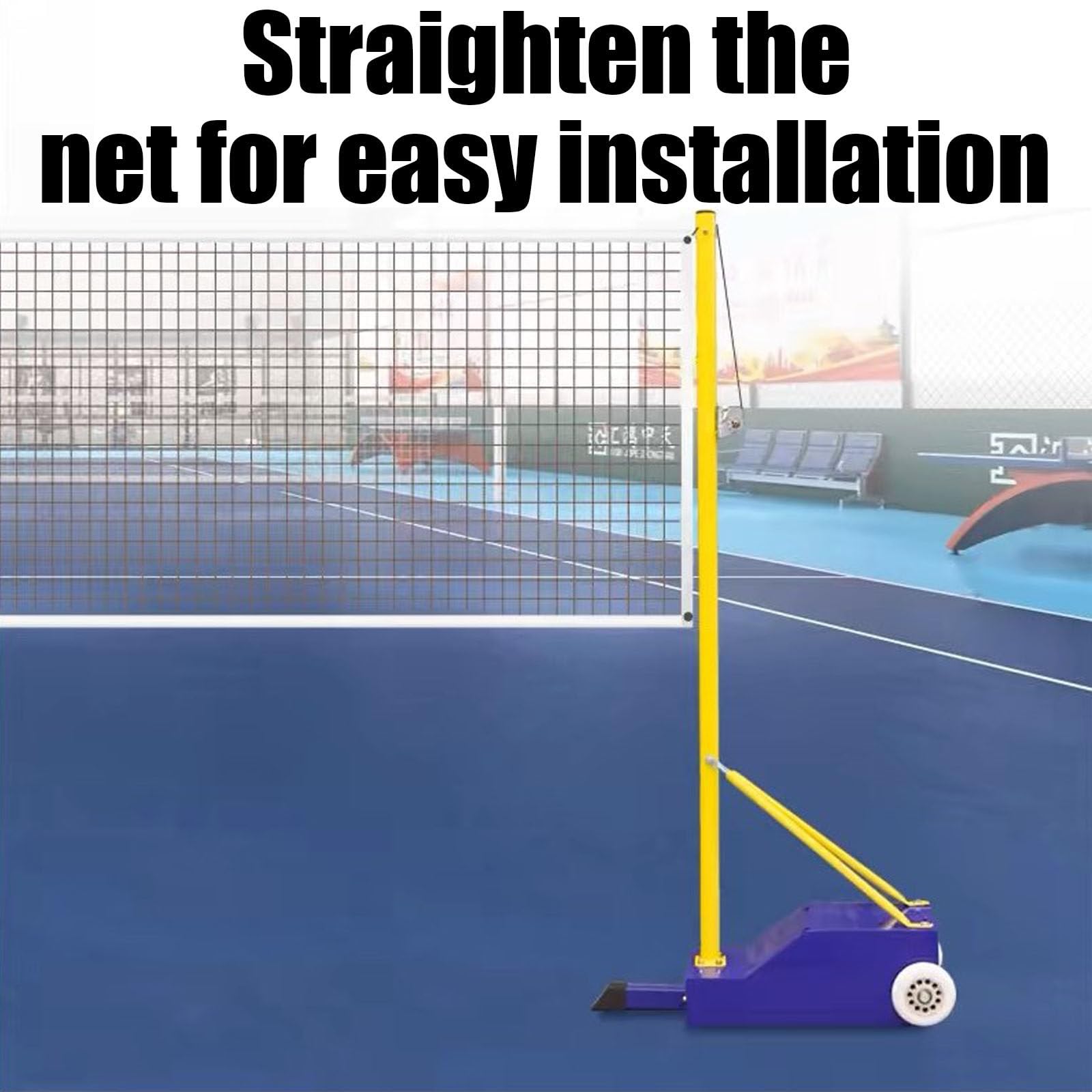 Set di Rete da pallavolo e Badminton,Supporto per Rete da Badminton per Esterni,per Giocare a Pickleball,pallavolo per Bambini