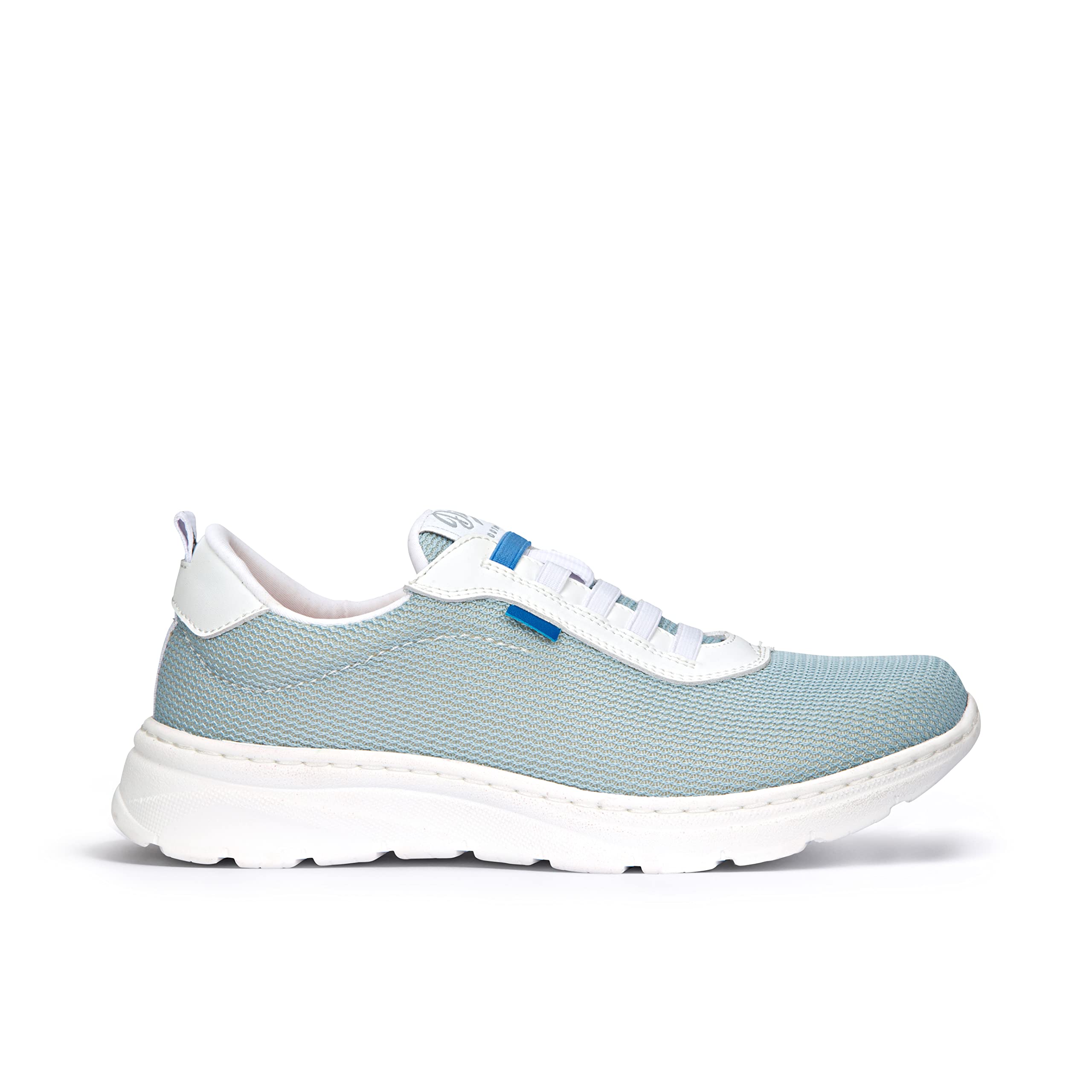 DIAN - Alicante, Azul 37, Zapatilla de Trabajo para Sanidad y Hostelería Unisex en Colores, Plantilla Acolchada y Suela Antideslizante, Material Transpirable y Repelente a Líquidos