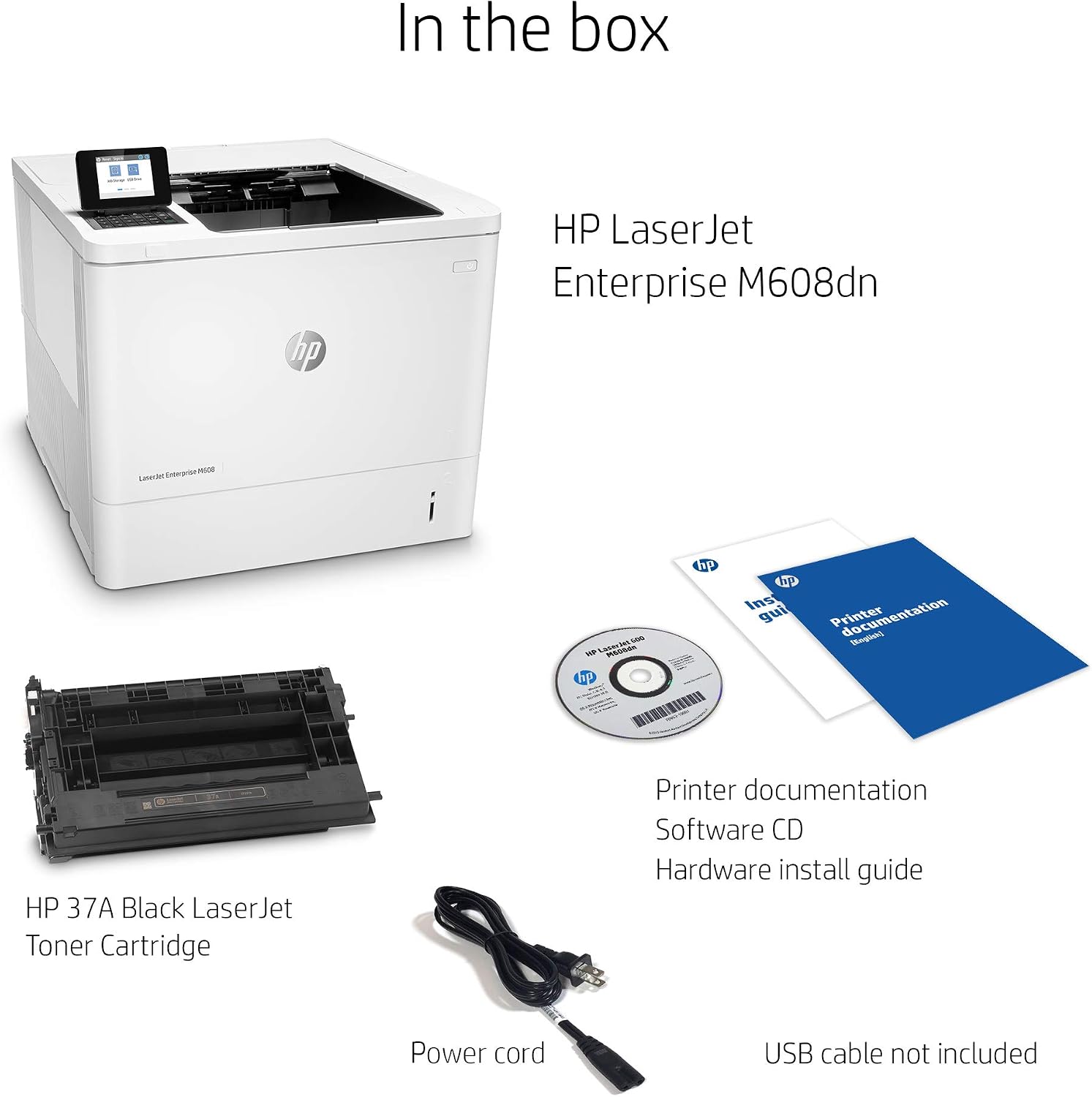 Amazon.com: HP Impresora dúplex Laserjet Enterprise M608dn con garantía in  situ de un año, al siguiente día laborable (K0Q18A) : Electrónica