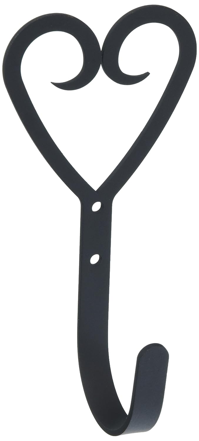 6 Inch Heart Wall Hook Large Amazon.in Home & Kitchen