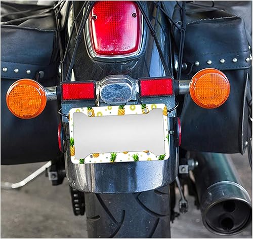 Miniatura 6 de Marco decorativo para placa de matrícula frontal de automóvil, juego de 2 paquetes, diseño de bandera estadounidense, ciervo, cráneo, roble,