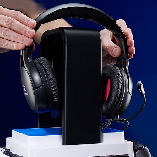 Vista 4 de Numskull PS5-Inspired LED Light Gaming Locker, Controller Holder & Headset Stand for PS4/PS5 & Xbox Series X S - Multiple LED Lighting Settings