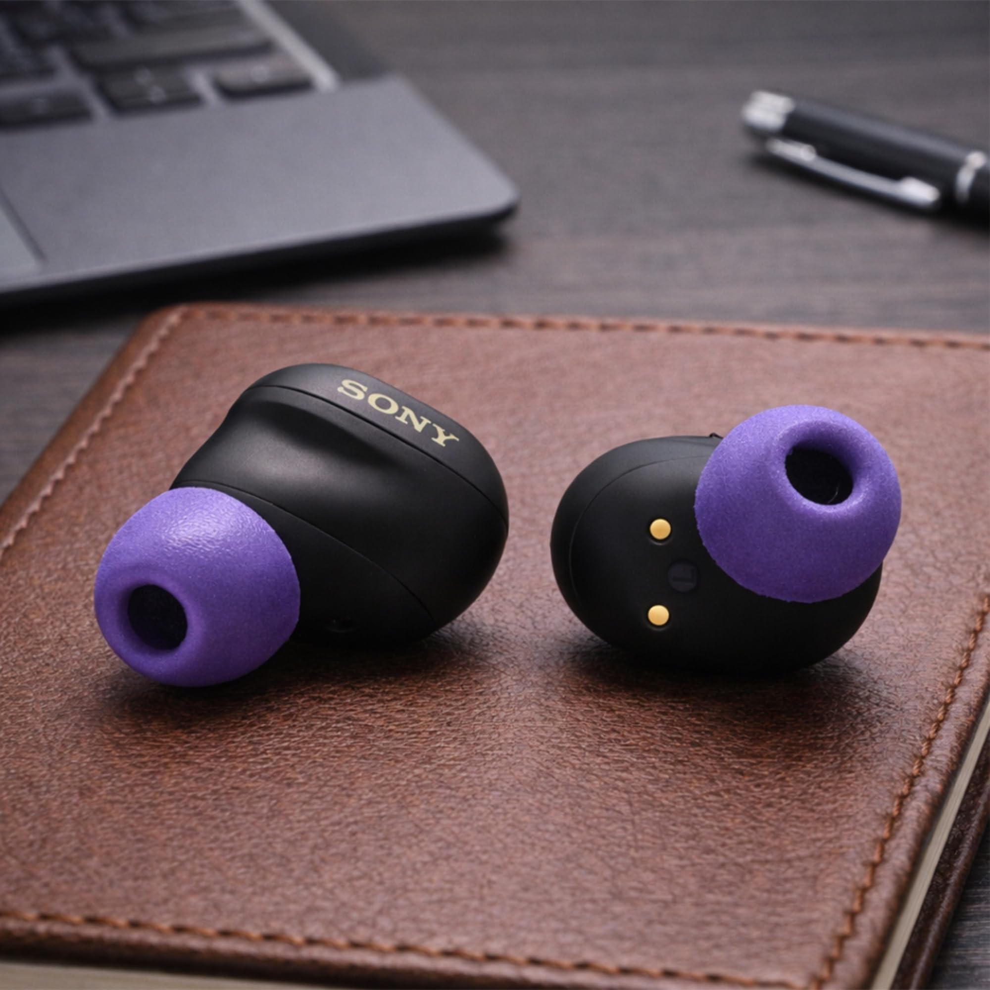 Comply Foam Ear Tips for Sony TrueWireless Earbuds, Small, 3 Pairs, Lilac Purple, Ultimate Comfort, Unshakeable Fit, Earbud Replacement Tip, Made in The USA