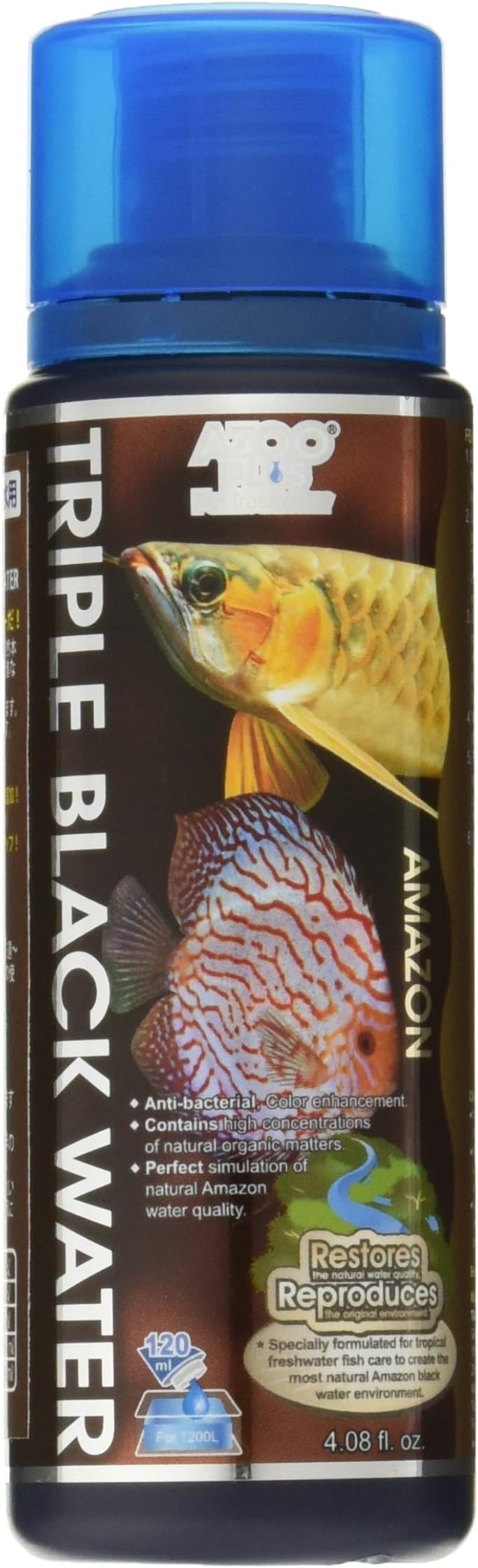 AZOO Triple Black Water 120ml Aquarium Water Conditioner Amazon