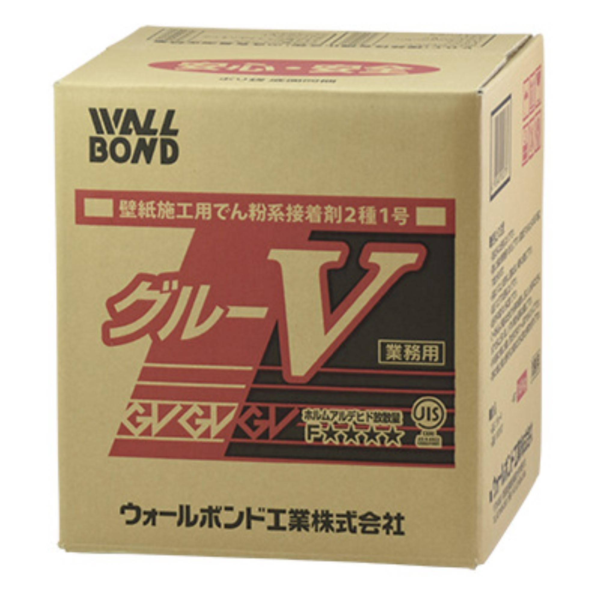 Amazon | ウォールボンド工業 グルーV 壁紙施工用 でん粉系接着剤 16kg