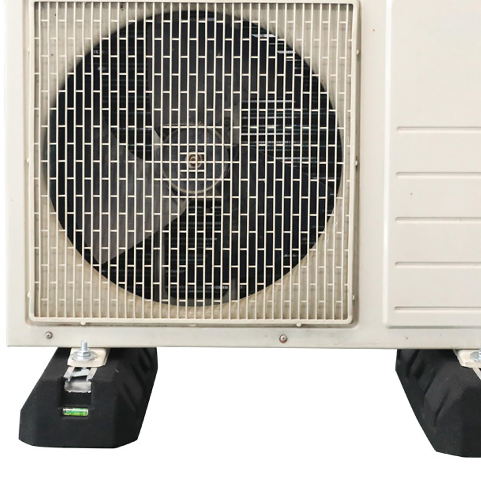 Cryfokt Paquete de 2 Almohadillas Antivibración Resistentes, 9,8x6,3x3,5 Pulgadas, Goma | Almohadillas de compresor de aire, almohadilla antivibración para unidad exterior de CA, amortiguación de ruido, capacidad