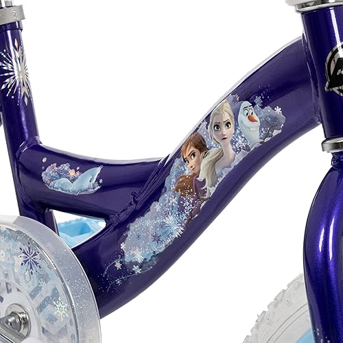 Miniatura 9 de Huffy Disney Girls' Bikes, 1216 Inch Sizes, Ages 3+ Years Old, Disney Princess, Minnie Mouse, Frozen Bicycles, Characters, Removable Training