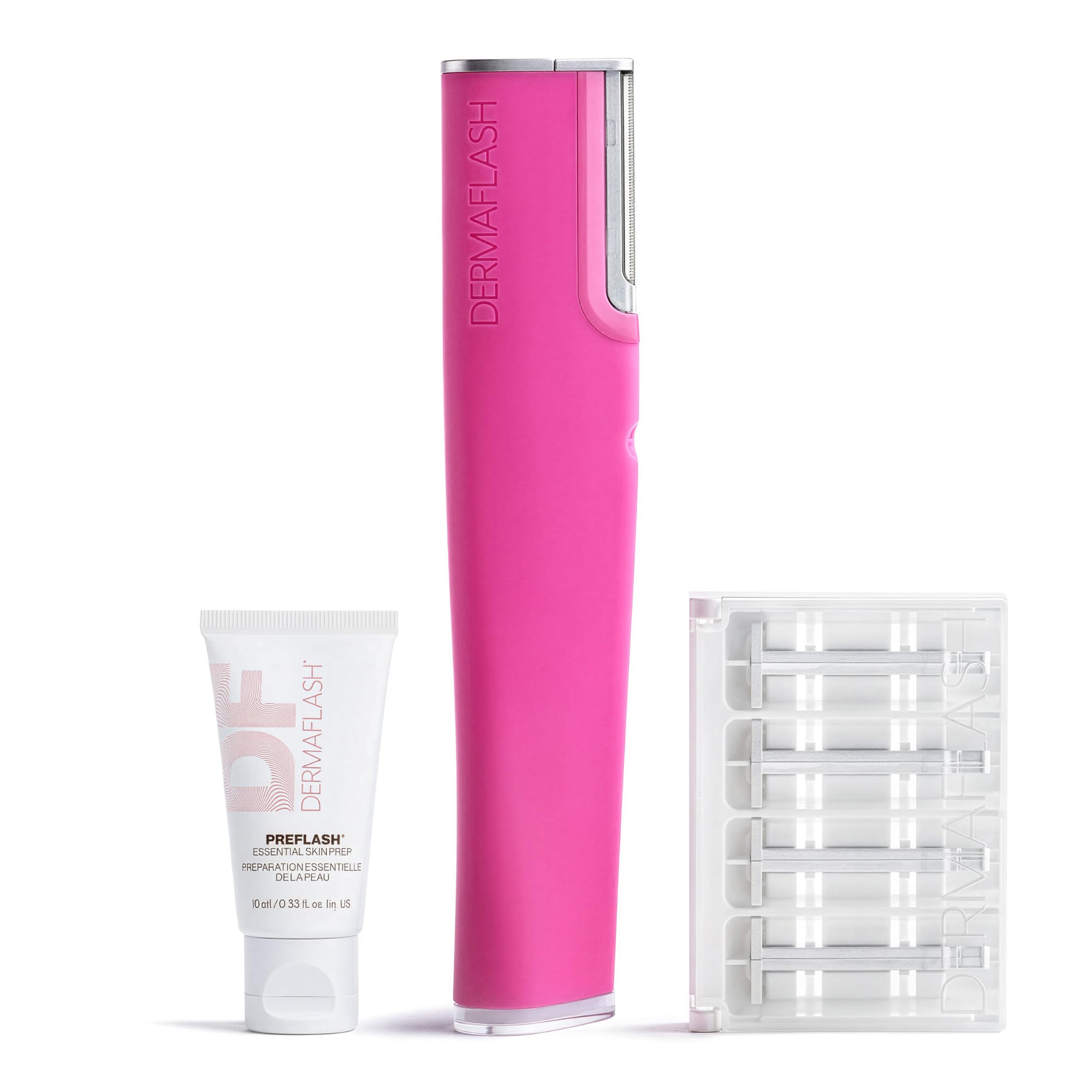 DERMAFLASH LUXE+ Sonic Dermaplaning Tool for Face Peach Fuzz