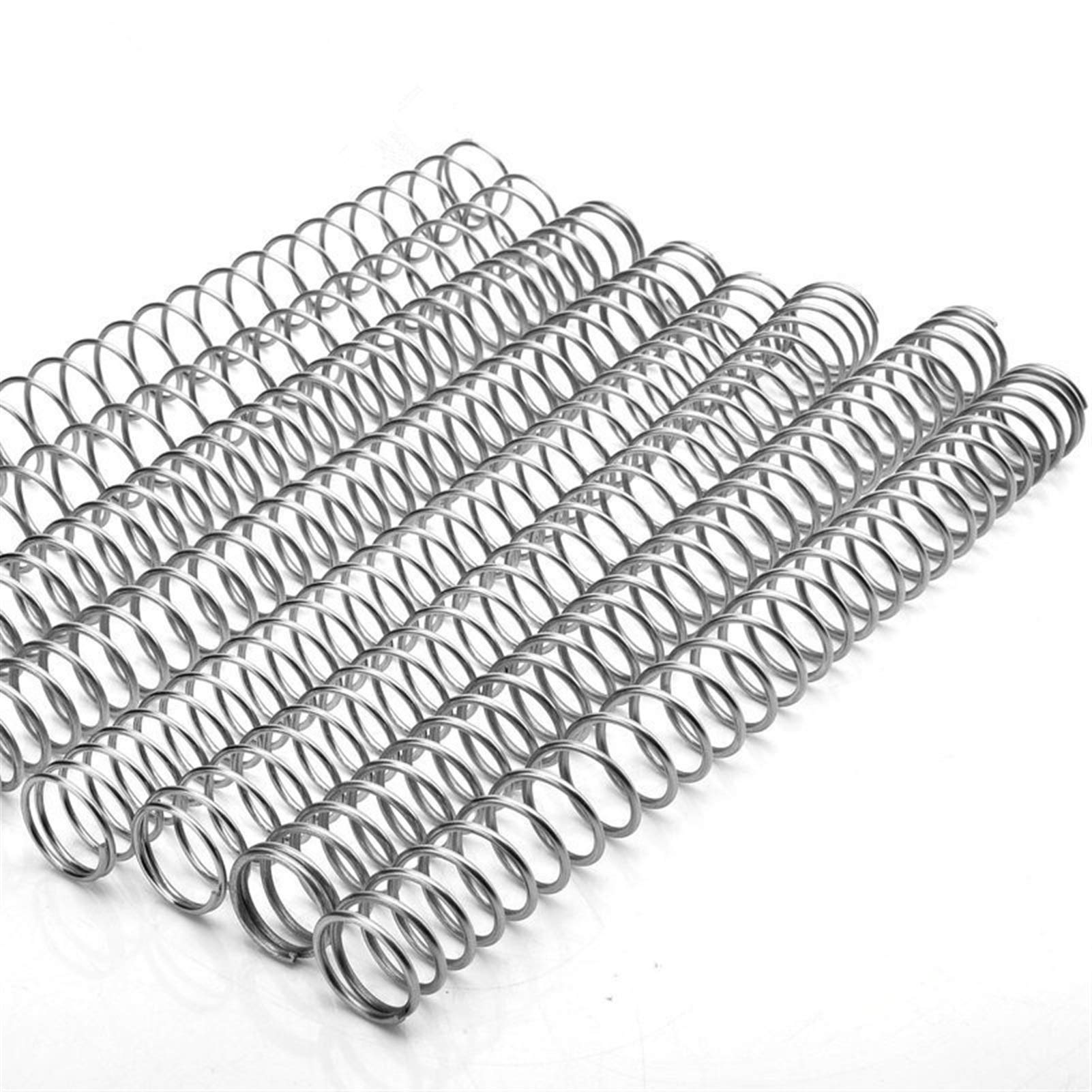 Caihv-Ressort Durable, 100pcs, Fil Dia 0.2mm OD De 2mm Longueur 10mm De Compression De Compression En Acier, Pression Petit Ressort, Accessoires De Bricolage