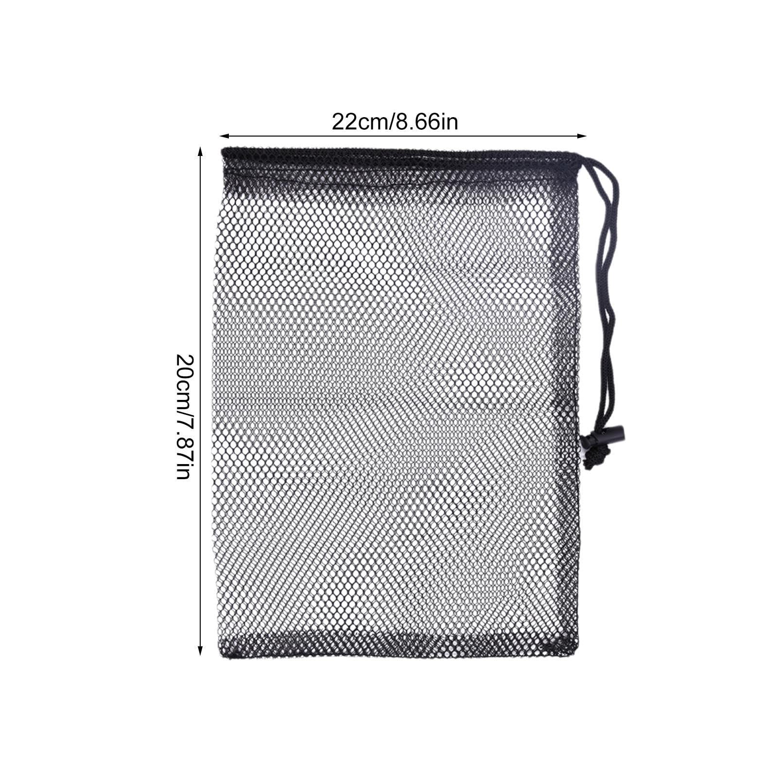 Contenitore per palline da golf in nylon con coulisse, grande capacità borsa multifunzionale