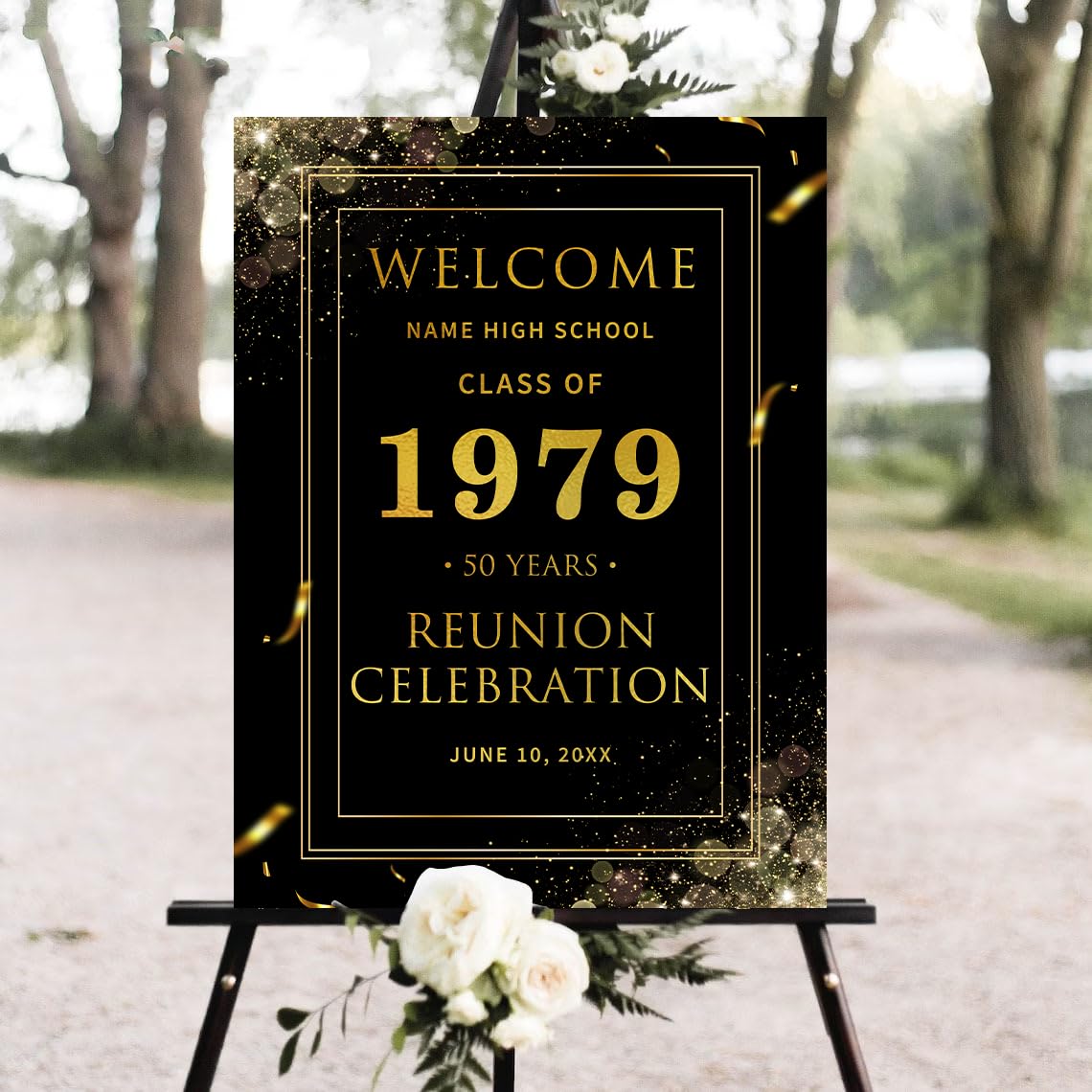 Personalized Class Reunion Welcome Sign, Class Reunion Sign, Welcome Class Reunion Yard Sign, Class Reunion Party Sign, Class Reunion Decor Gift,