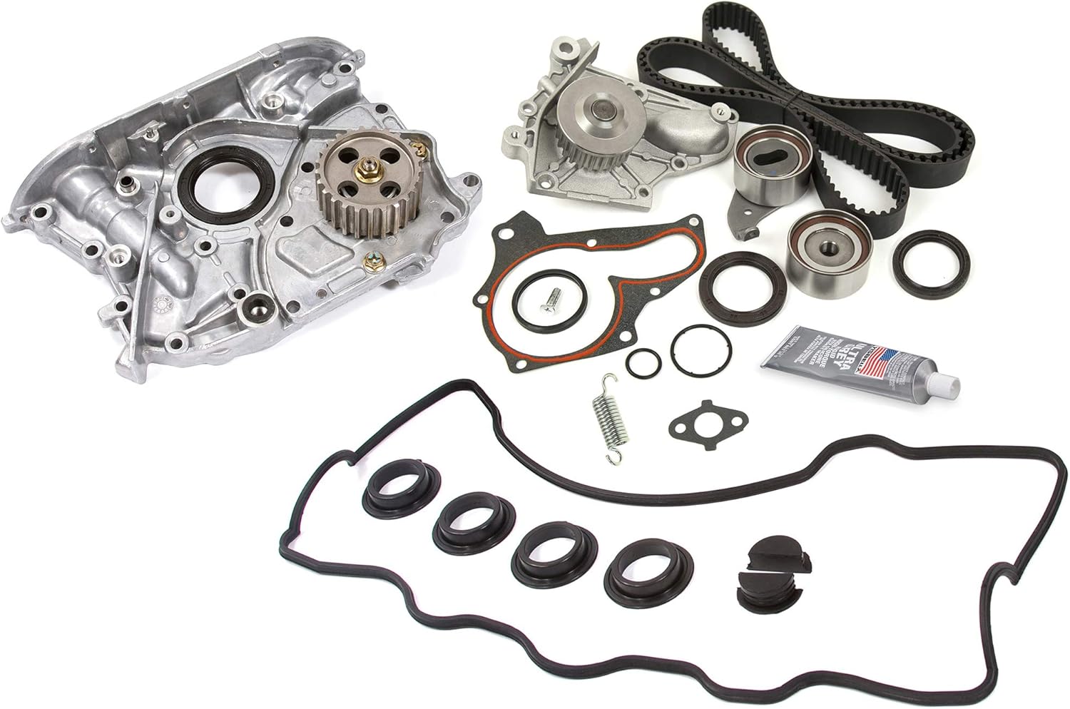 MA-9761242403 Timing Belt w/Water Oil Pump Kit 5SFE Compatible With/For 92-01 TOYOTA CAMRY SOLARA 2.2L