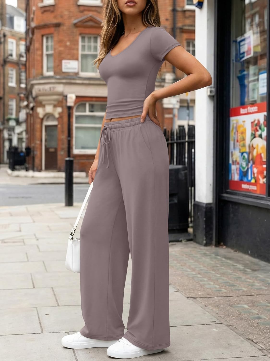 Trendy Queen 2 Piece Lounge Sets for Women Summer Outfits 2026 Fashion Two Piece Loungewear Spring Outfits Clothes - Image 3