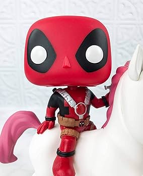 Funko Pop! Marvel Collectores Crops - Deadpool On Unicorn