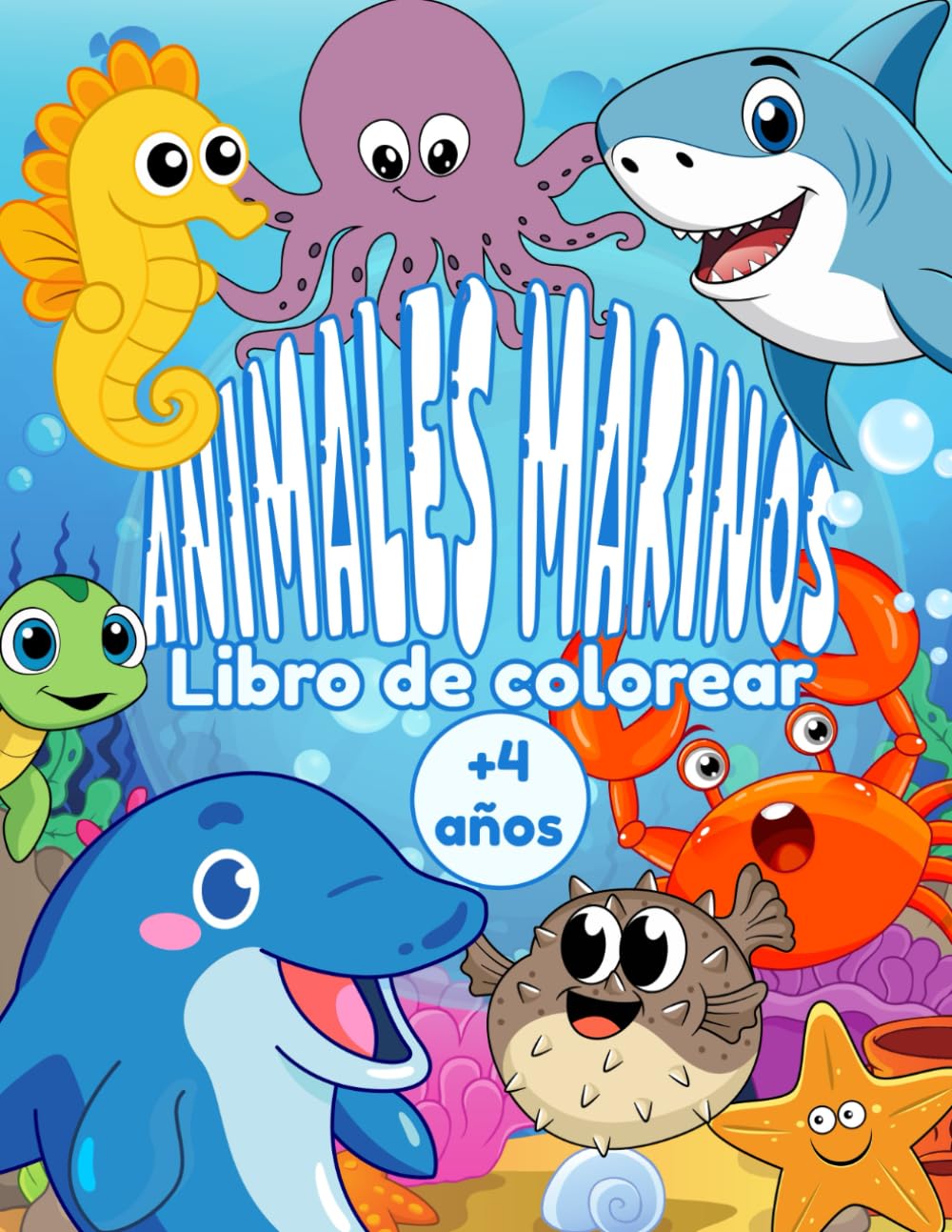 Libro de Colorear Animales Marinos