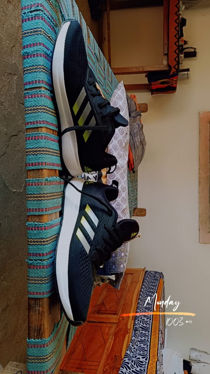 Buy Adidas Men Synthetic & Textile Dezmer M Running Shoes CBLACK/DOVGRY