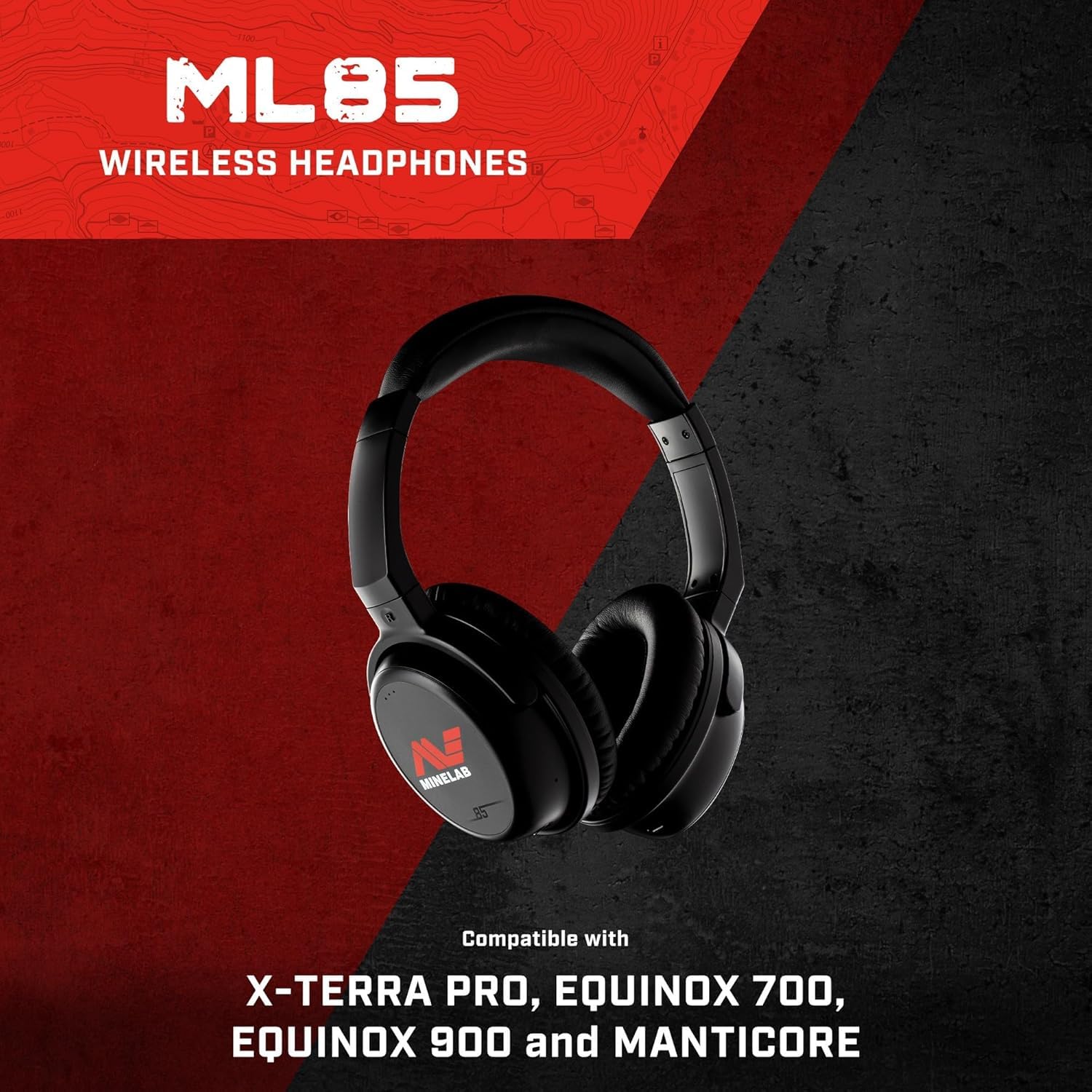 Amazon.com: MINELAB - ML85 Wireless Low Latency Over Ear Headphone