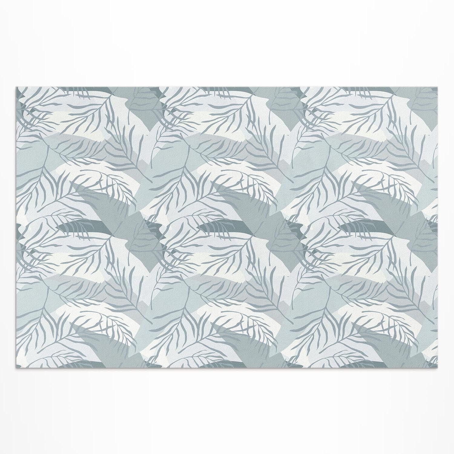 Tapis de terrasse en PVC imperméable 150x225 cm résistant aux UV motif brindilles
