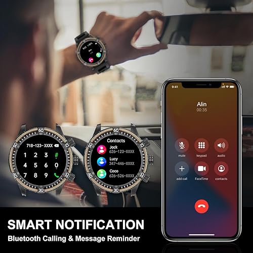 Miniatura 3 de PERFUMEORANGO Relojes inteligentes reloj de seguimiento de fitness IP67 impermeable reloj deportivo con frecuencia cardíaca, oxígeno en sangre,