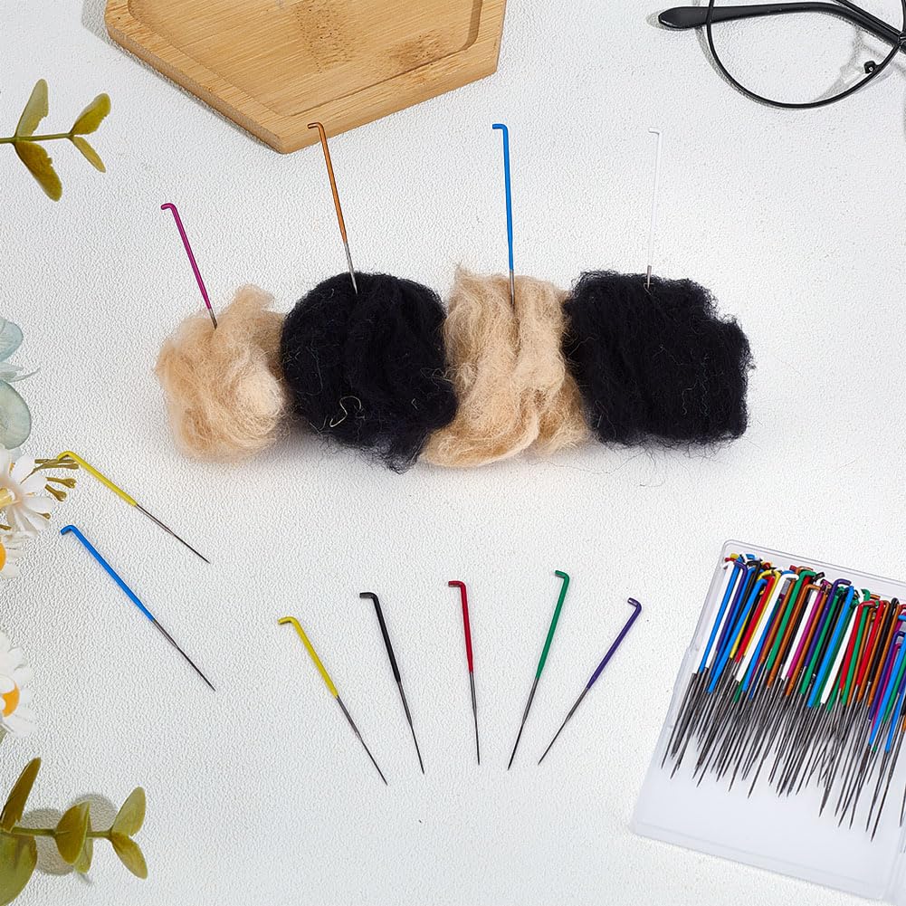 MAYJOYDIY 80 Pcs Needle Felting Needles 4 Sizes (36 Gauge, 38 Gauge, 40 Gauge - Image 3