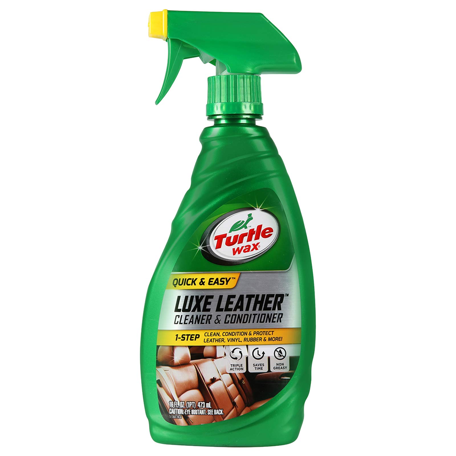 Turtle Wax Luxe Leather Cleaner and Conditioner, Quick and Easy, 473 ml