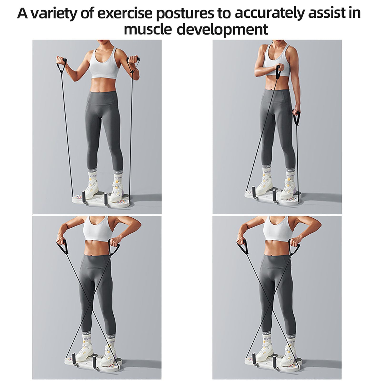 3-in-1 Liegestützbrett, tragbares Heim-Fitnessstudio, Multifunktions-Pushup-Board, Krafttrainingsgerät für Liegestütze, Bauch-Roller, Liegestützstange für Heim-Fitnessstudio