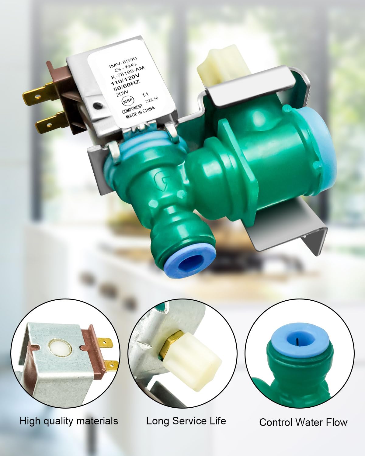 Valvola Acqua Per Frigorifero Whirlpool - Ricambio ClimaTek Per Modelli - Foto 6