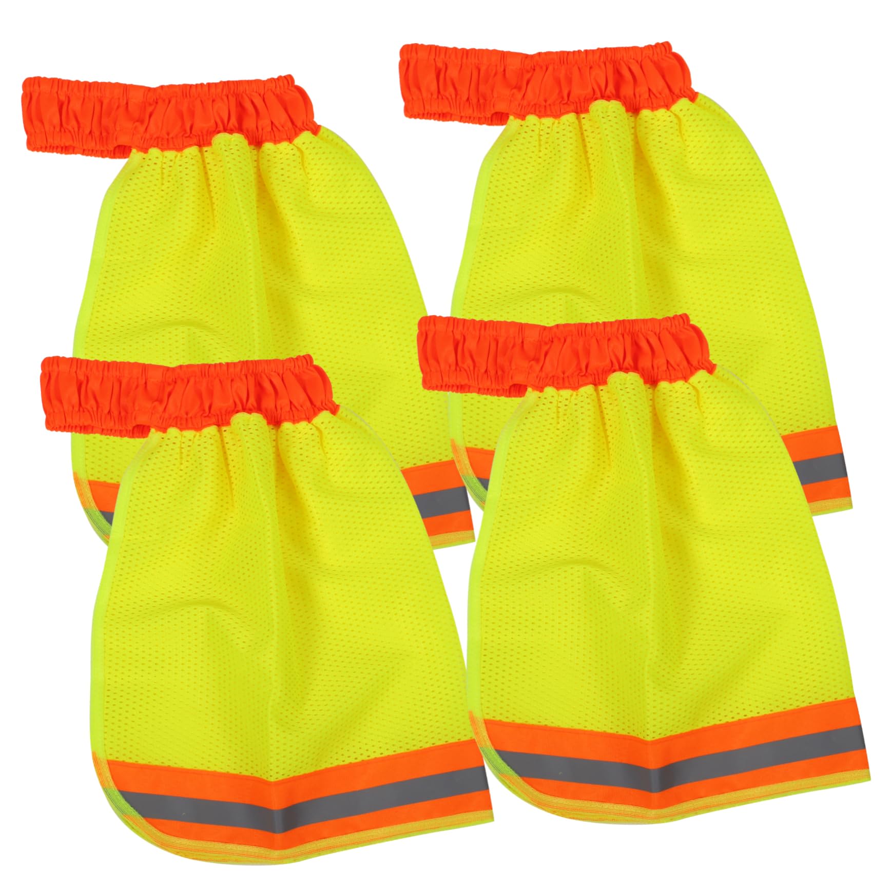 OSALADI 12pezzi Copertura Riflettente Per Casco Con Visiera Protezione Solare Traspirante Per Uomini e Donne Alta Visibilità Mesh Per Attività Outdoor Fluo
