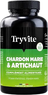 DETOX&CUT Premium-Komplex mit Mariendistel | Hochdosierte pflanzliche Formel mit Artischocke, Nopal & Bromelain | Für Alltag & Balance | TRYVITE | 90 Kapseln