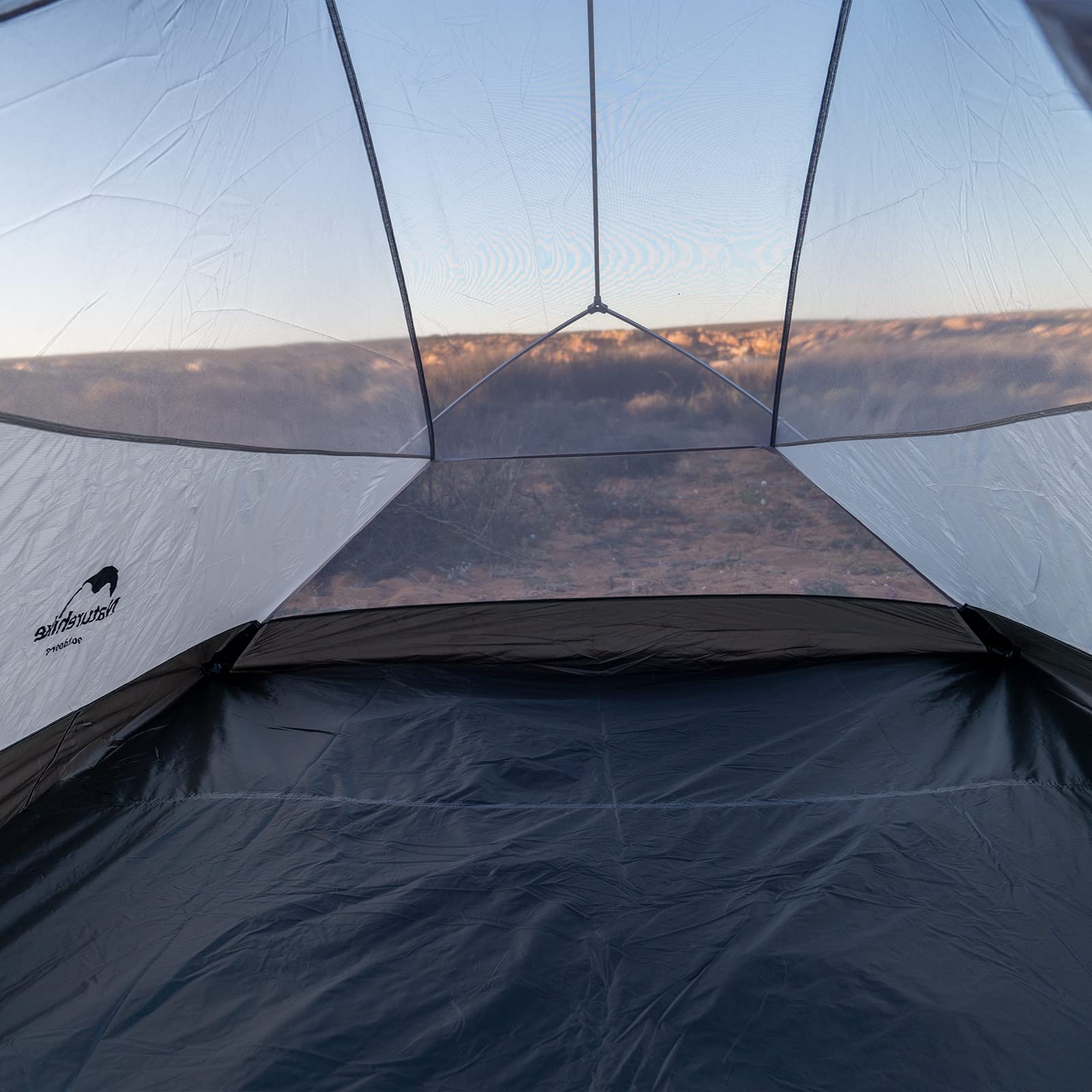 Naturehike Cloud-up Ultraligero 3 Persona Tienda de campaña Impermeable Doble Capa Camping Tienda de campaña (20D Azul Oscuro Actualizar)