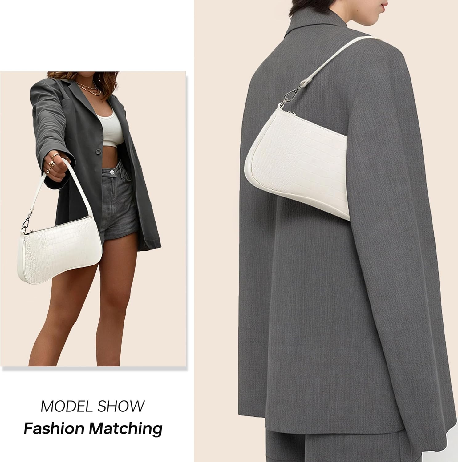 Shoulder Purse for Women Crocodile Purse Shoulder Bag Designer Purse Evening Purse for Daily Use
