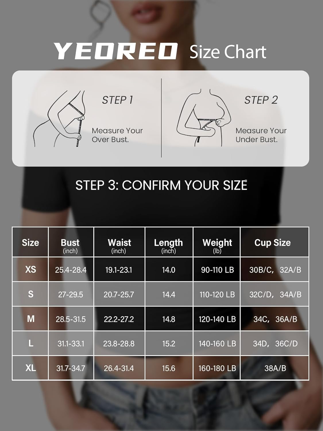 YEOREO Sophie Women Off Shoulder Crop Top Summer Short Sleeve T-Shirts Y2K Double Lined Fit Basic Tee Going Out Cute Tops - Image 6