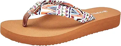 Ampeo Women's Arch Support Flip Flops Comfortable Casual Summer Beach Thong Sandals