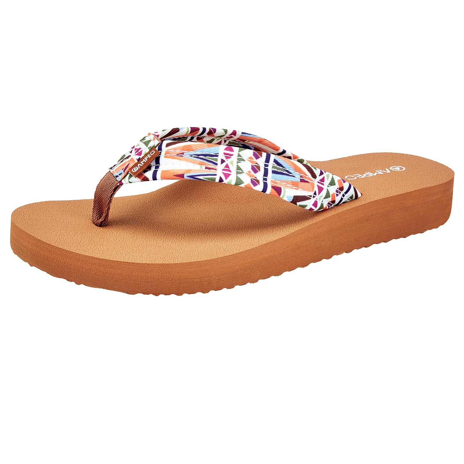 Ampeo Women's Arch Support Flip Flops Comfortable Casual Summer Beach Thong Sandals