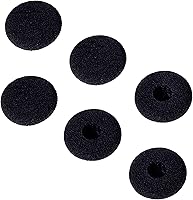 Vista 2 de ECS WordHear-O 3.5mm Transcription Headset with in-line Stereo/Mono & Volume, Under Chin, 10' Cord, Clothing Clip, 3 Extra Pair Ear sponges