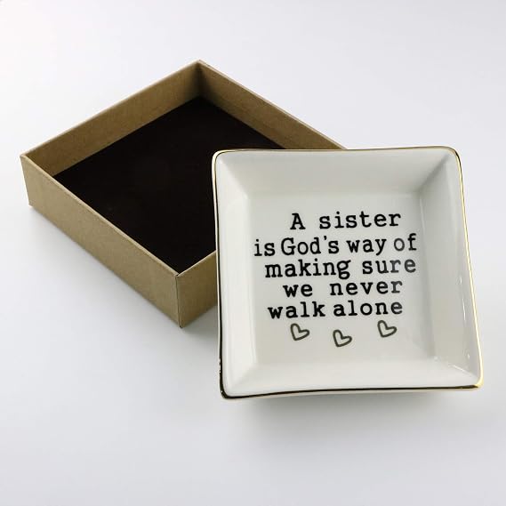 Sister Gifts from Sister Jewelry Dish Holder Unique Gifts for Sister